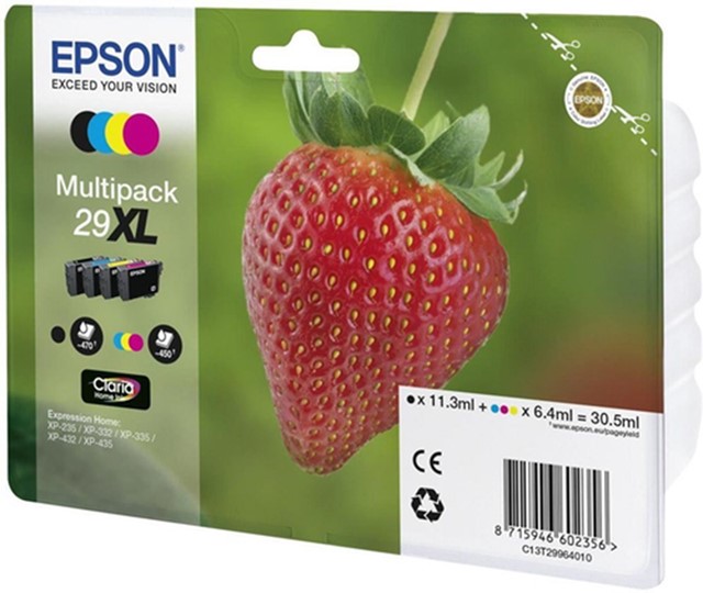 EPSON CART. INK MULTIPACK 29XL SERIE FRAGOLA (BK/C/M/Y)
