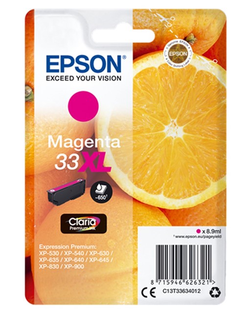 EPSON CART. INK MAGETNA XL  SERIE ARANCE PER XP-630 XP-830 XP-635
