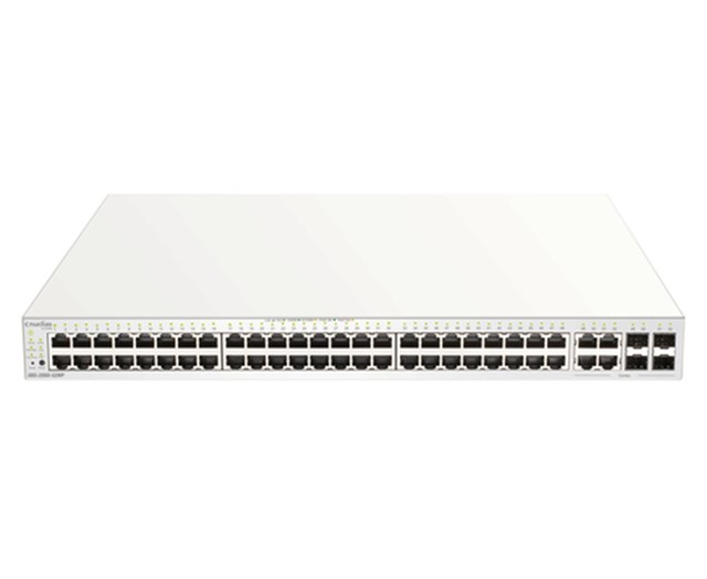 D-LINK SWITCH SMART MANAGED 52 PORTE GIGABIT POE