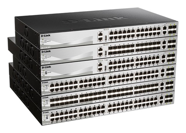 D-LINK SWITCH 24 X 10/100/1000BASE-T POE PORTS (370W BUDGET) LAYER 3 STACKABLE MANAGED GIGABIT SWITC
