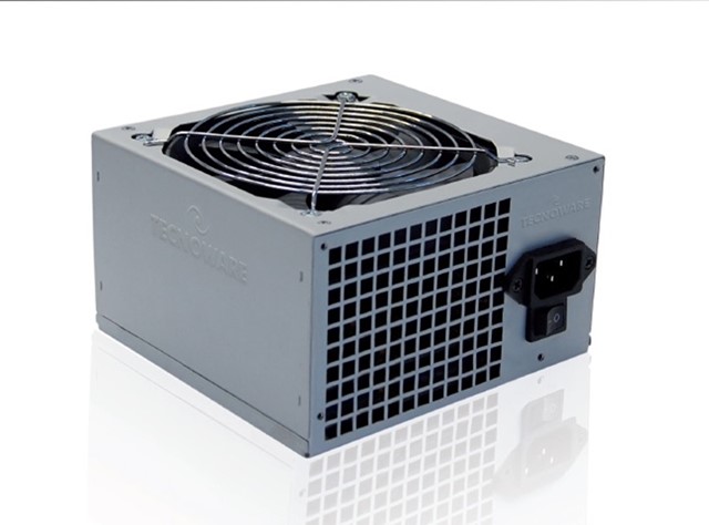 TECNOWARE ALIMENTATORE ATX FREE SILENT 550 W, VENTOLA 120MM, 2xSATA, 1x24 POLI, 1x12 V, 4+4 POLI, 2xMOLEX, 1xFLOPPY, SINGLE BOX