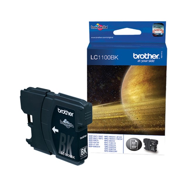 BROTHER CARTUCCIA LC1100BK INKJET NERO DA 450 PAGINE