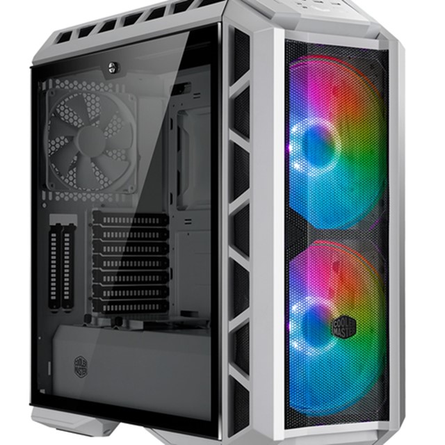 COOLER MASTER CASE H500P MESH WHITE ARGB MID TOWER, SIDE PANEL, MICROATX-MINI ITX, 2XUSB 3.2, 2XUSB 2.0, 1X3.5MM AUDIO JACK, 1X3.5MM MIC JACK, 1XARGB CONTROLLER, 1XARGB 2-TO-3 SPLITTER, 2X200MM ARGB FAN FRONT, 1X140MM ARGB FAN REAR, BIANCO