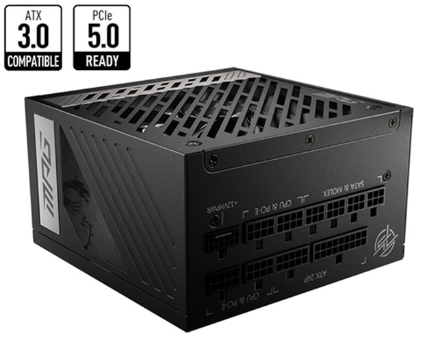 MSI ALIMENTATORE CASE 850W PLUS GOLD VENTOLA 13,5CM NERO