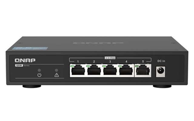 QNAP SWITCH QSW-1105-5T 5P 2.5GBPS, CON RJ45