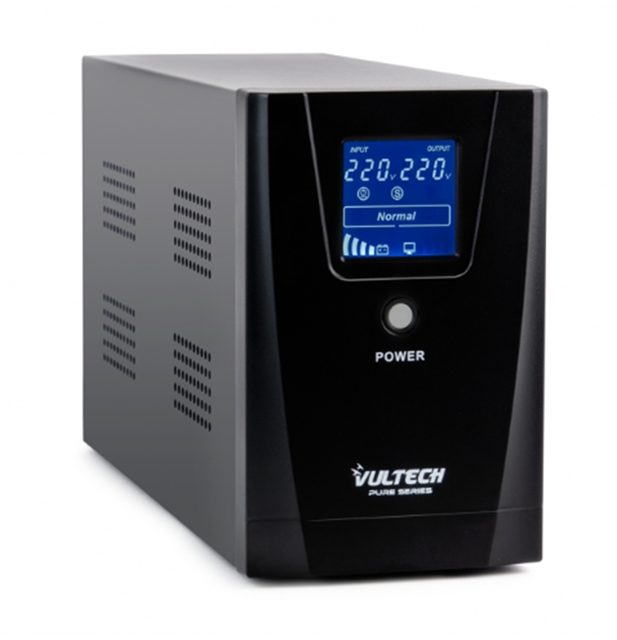 VULTECH UPS 1000VA PURE LINE INTERACTIVE CON ONDA SINUSOIDALE PURA E LCD